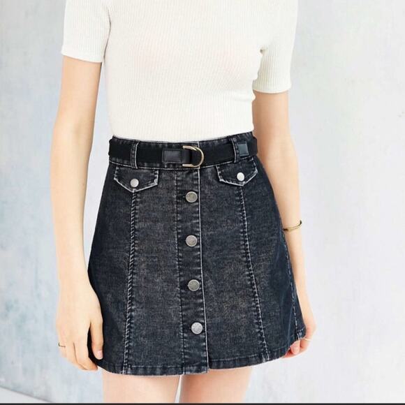 Urban Outfitters BDG Corduroy Button Front Skirt - Picture 8 of 8